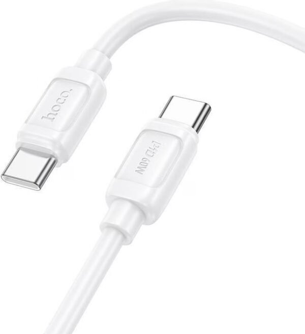 Hoco X115 Surpass Type-C to Type-C 60W 3.0A 1m Data Cable Whit